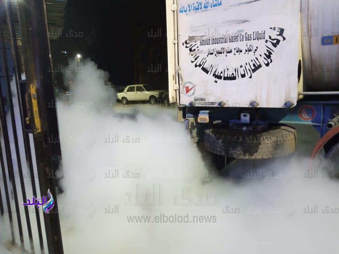 انفجار تنك اكسجين