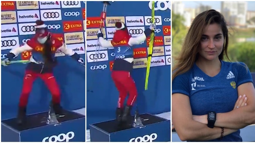  بطلة التزلج الروسية يوليا ستوباك