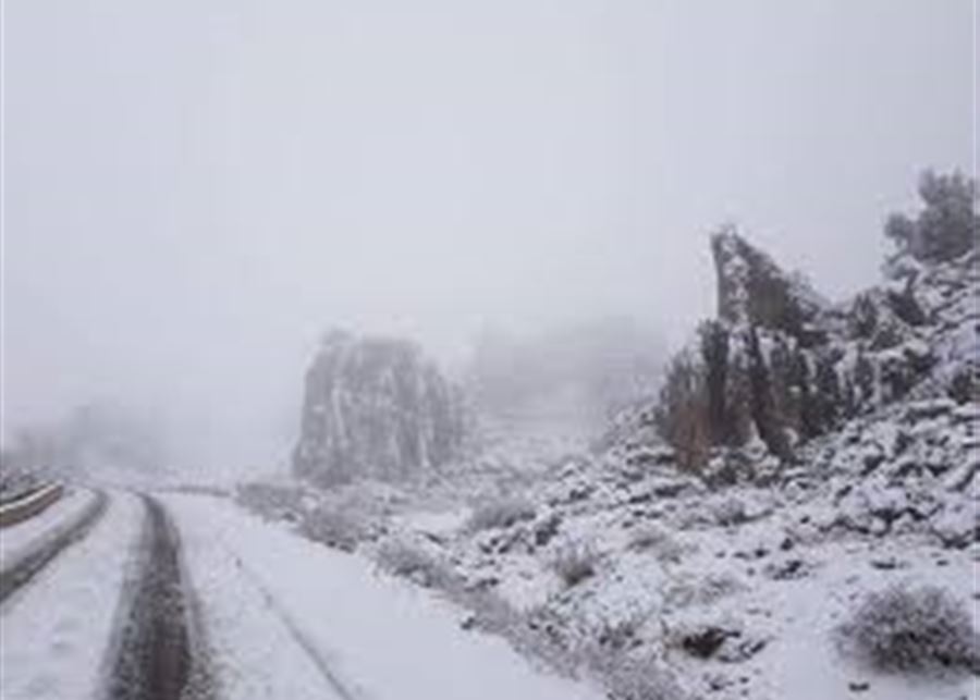 ثلوج في لبنان 