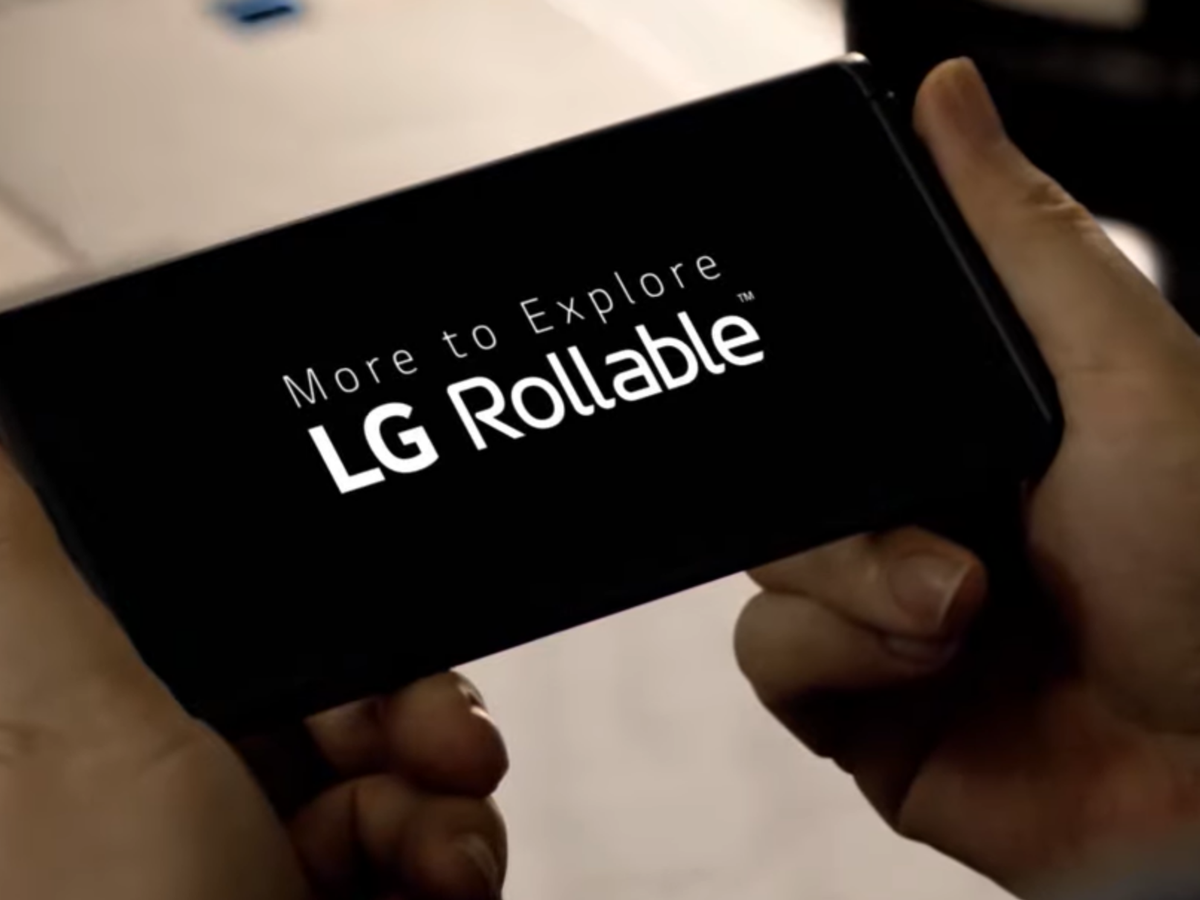 هاتف LG Rollable