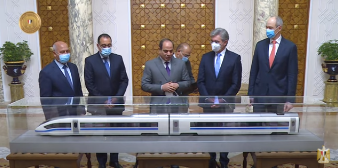الرئيس السيسي يستقبل المدير العام التنفيذي لشركة سيمنز