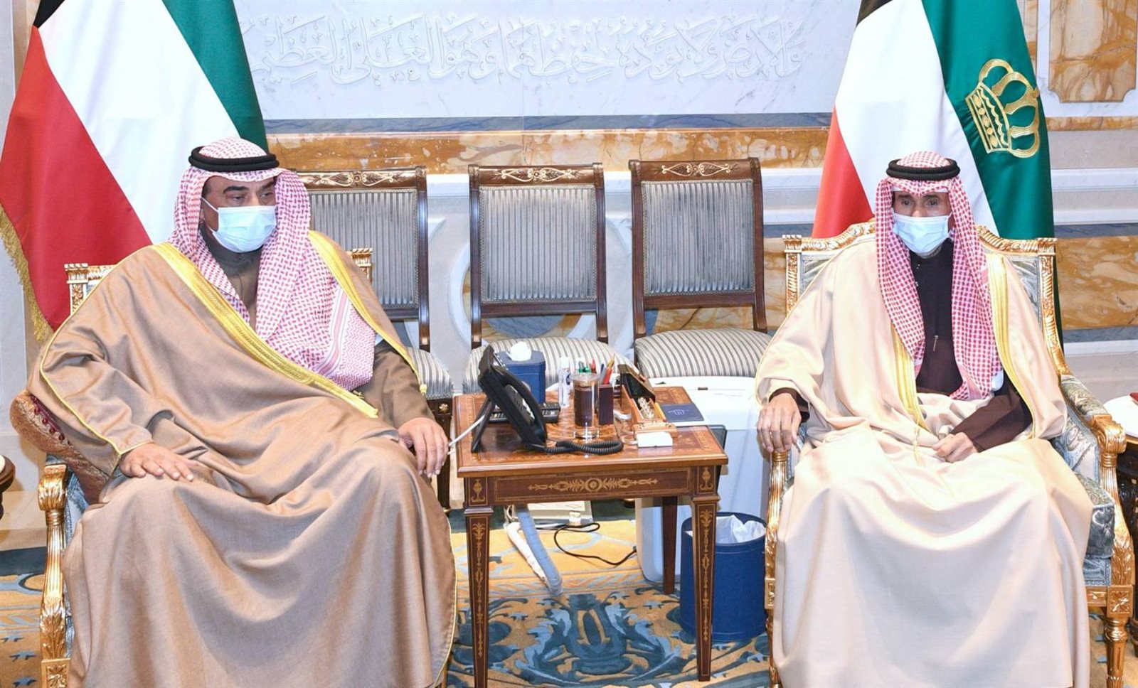أمير الكويت ورئيس الحكومة 