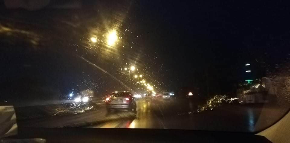 استمرار سقوط الأمطار على محافظة البحيرة.. شاهد