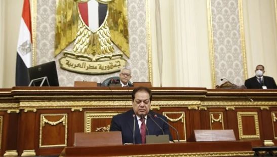 المستشار حنفي جبالي والنائب محمد أبو العينين وكيل البرلمان