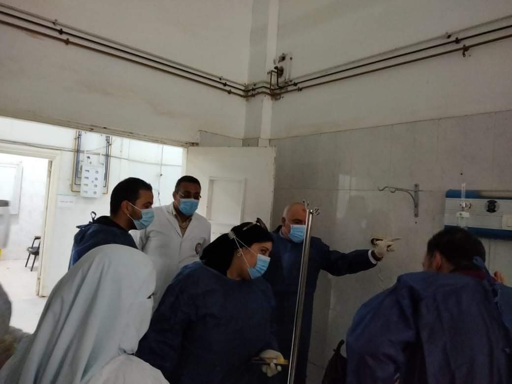 جولات على مستشفيات المنوفية لمتابعه إمدادات الأكسجين