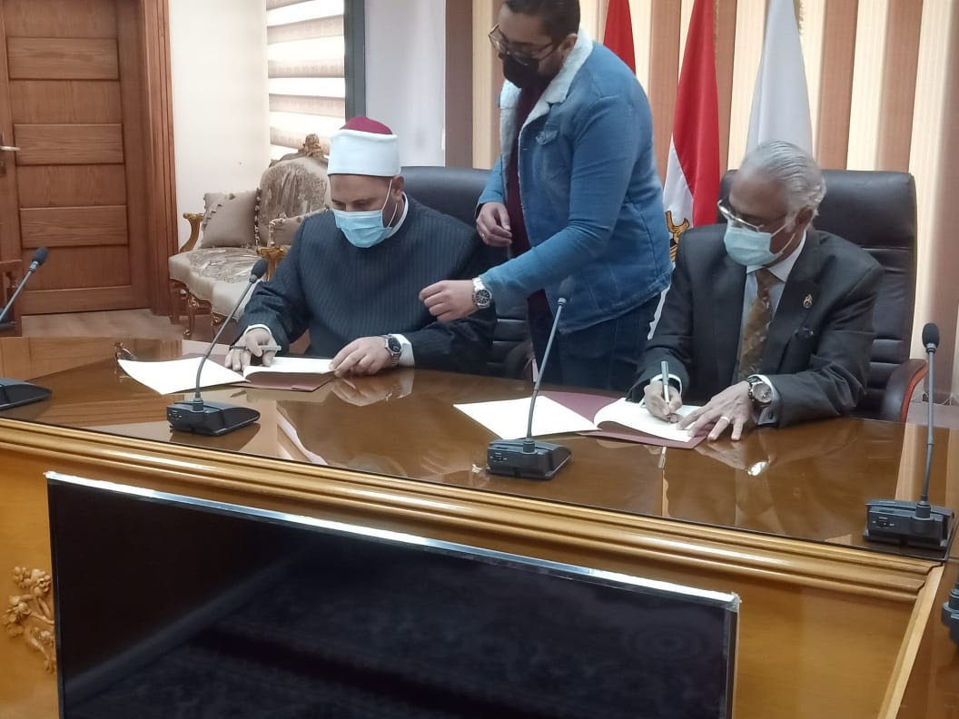 بروتوكول بين أوقاف بور سعيد وجامعة بور سعيد 