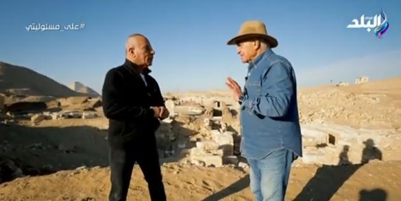 احمد موسى  وزاهي حواس 