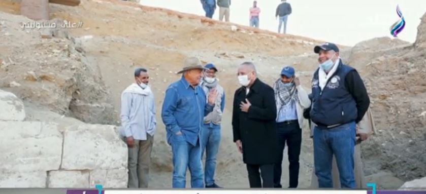 الدكتور زاهي حواس والإعلامي أحمد موسي 