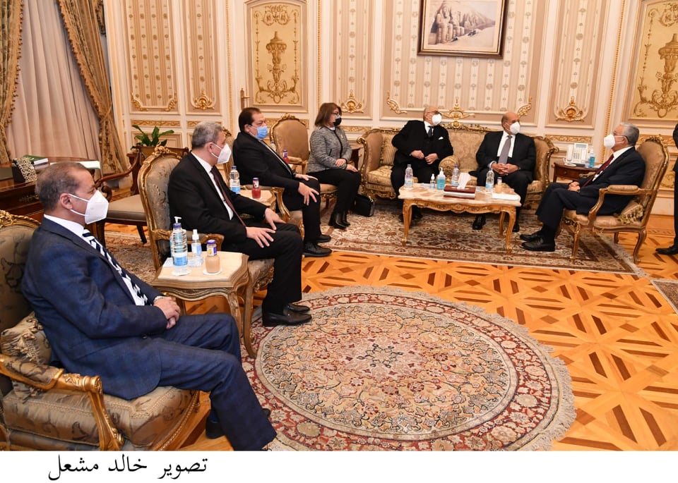 زيارة رئيس مجلس الشيوخ لـ مجلس النواب