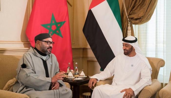 الشيخ محمد بن زايد وملك المغرب
