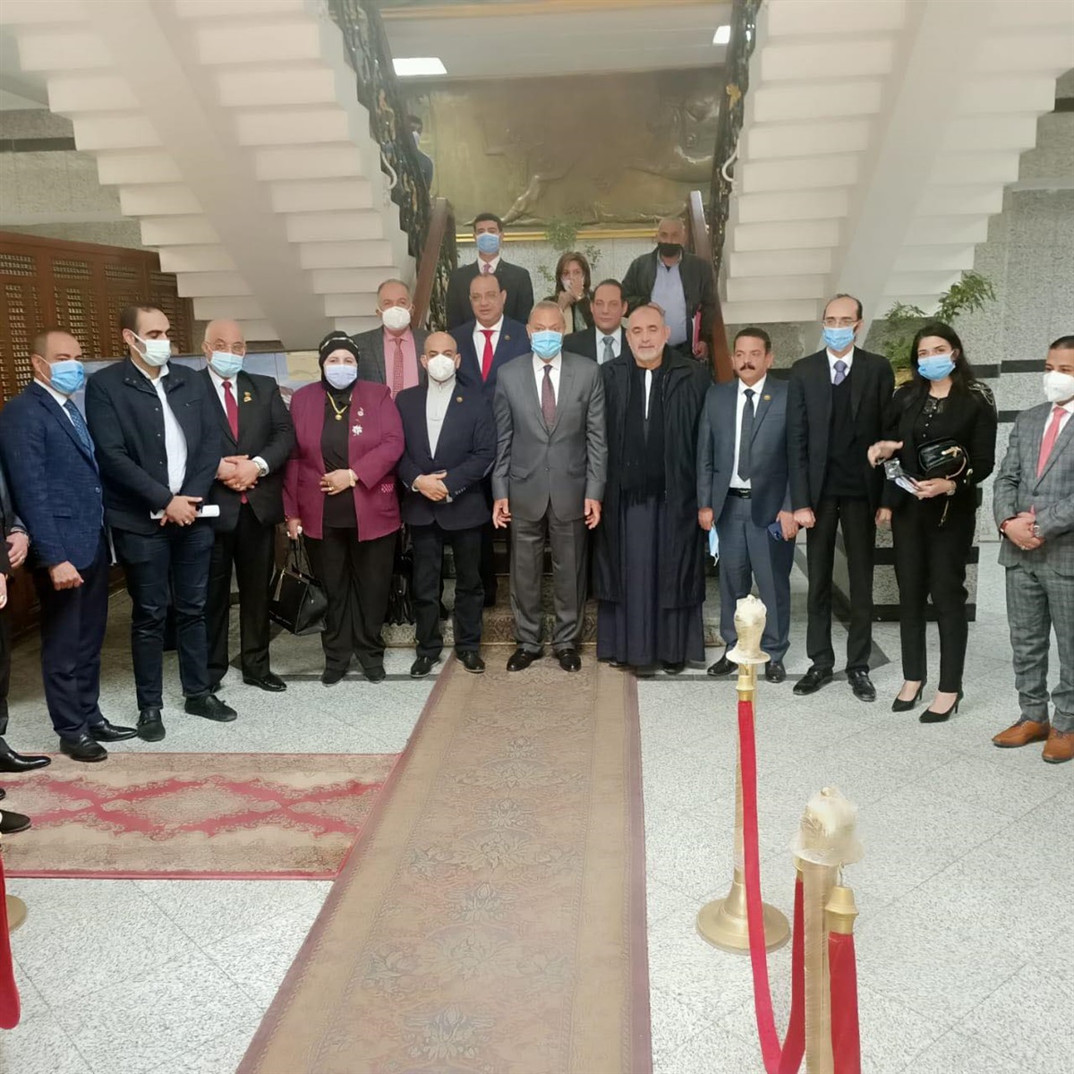 محافظ القليوبية  خلال لقائه بمجلس النواب  