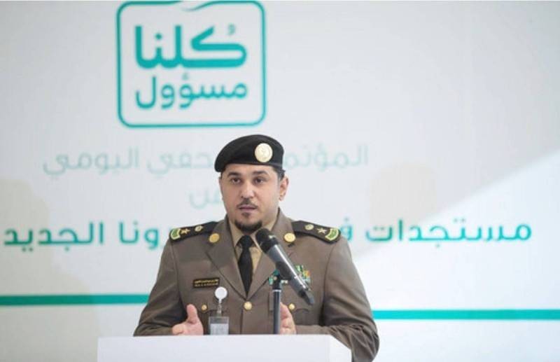 المتحدث الأمني لوزارة الداخلية السعودية المقدم طلال الشلهوب