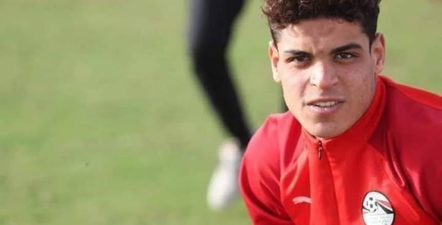 حازم هاني المدافع الشاب المنضم حديثا للنادي الأهلي
