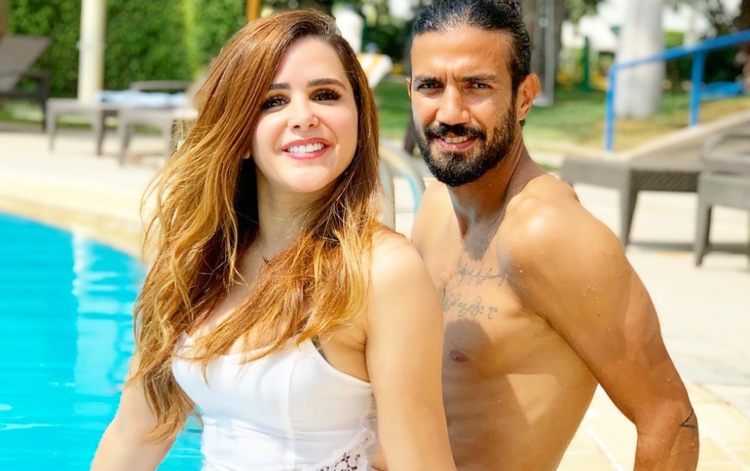 شيما صابر وزوجها