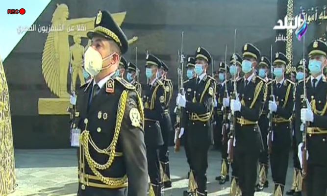 عُزف السلام الجمهوري باحتفالية عيد الشرطة الـ 69