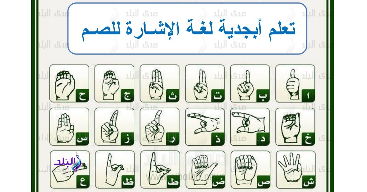 لغة الاشارة