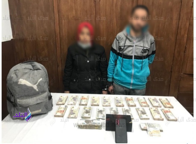 عامل وعاملة يسرقان أموال من شركة 