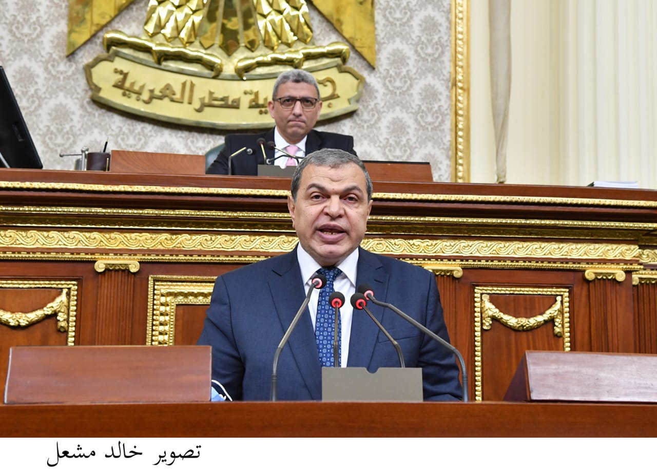 وزير القوى العاملة أمام النواب 
