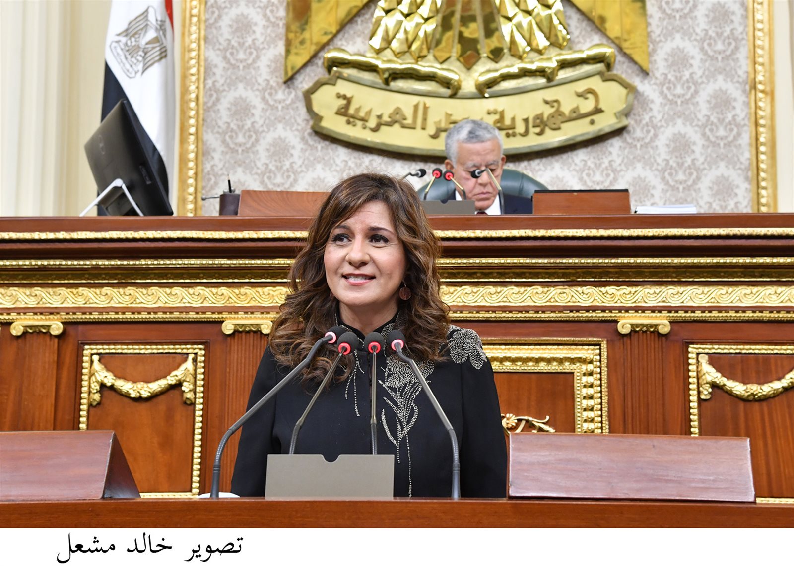 السفيرة نبيلة مكرم عبد الشهيد وزيرة الدولة للهجرة