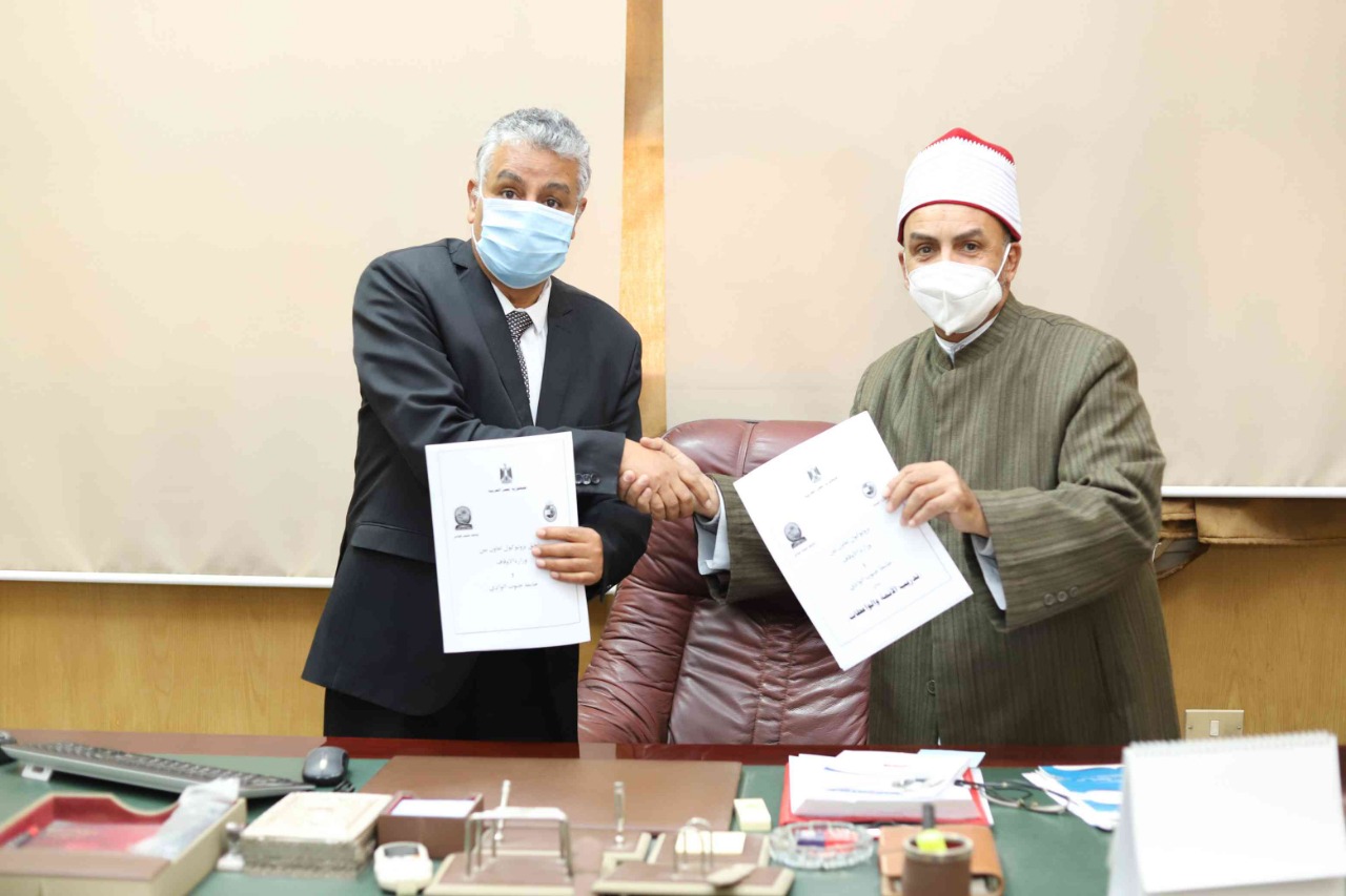 بروتوكول تعاون بين أوقاف قنا وجامعة جنوب الوادي
