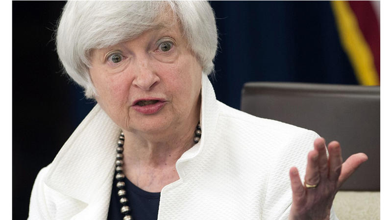 وزيرة الخزانة الأمريكية 