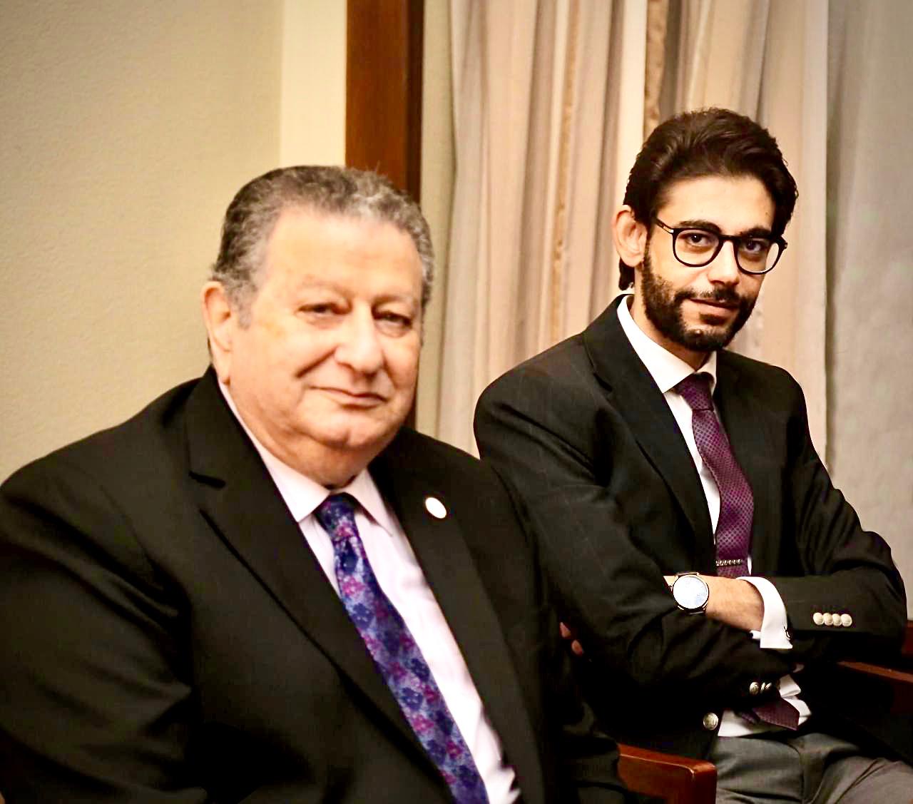 الربان عمر صميدة ومحمد عادل إمام