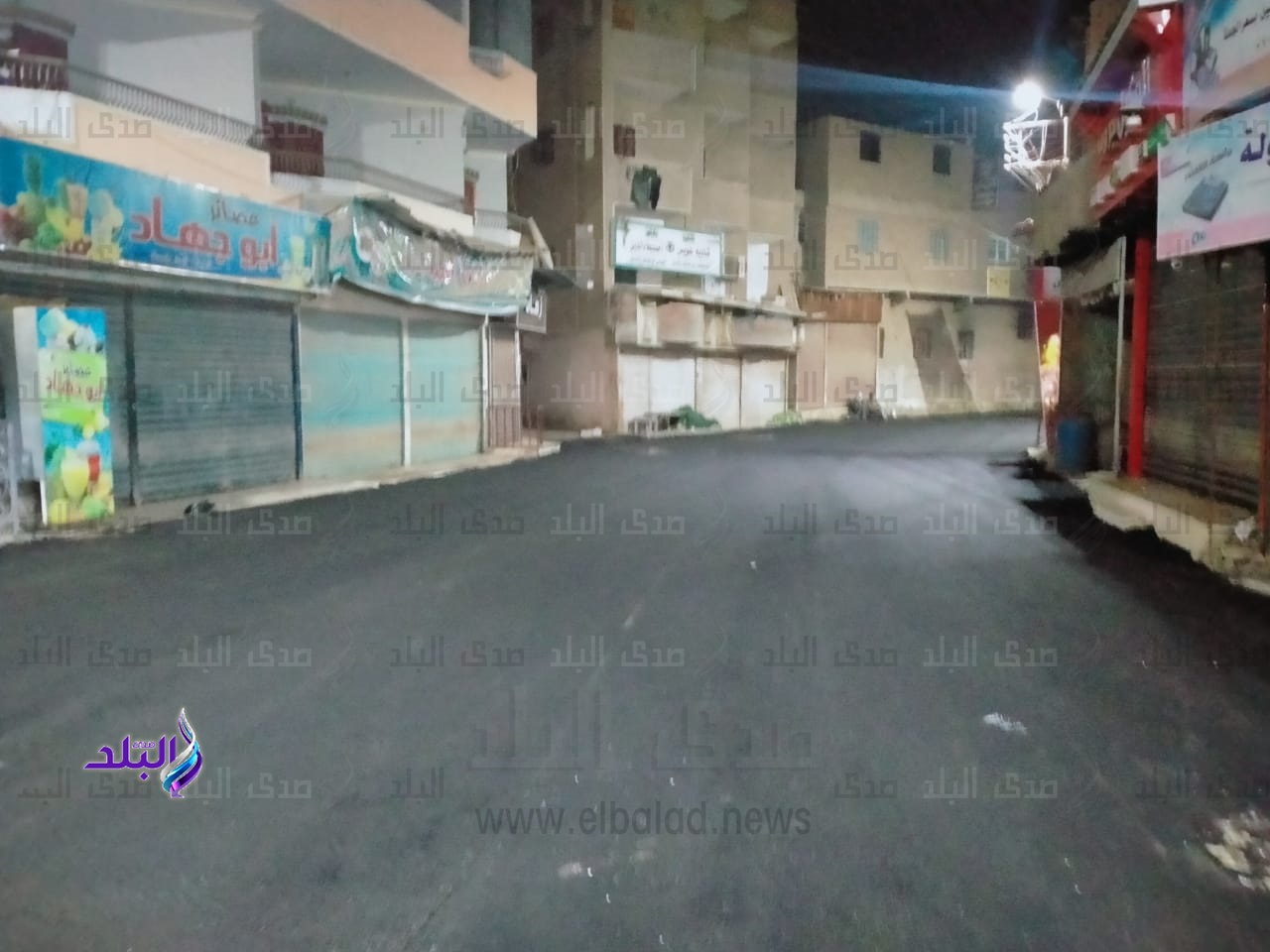 أعمال الرصف في الفيوم