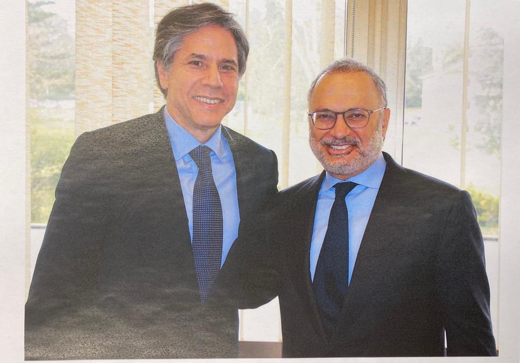 أنور قرقاش وأنتوني بلينكن