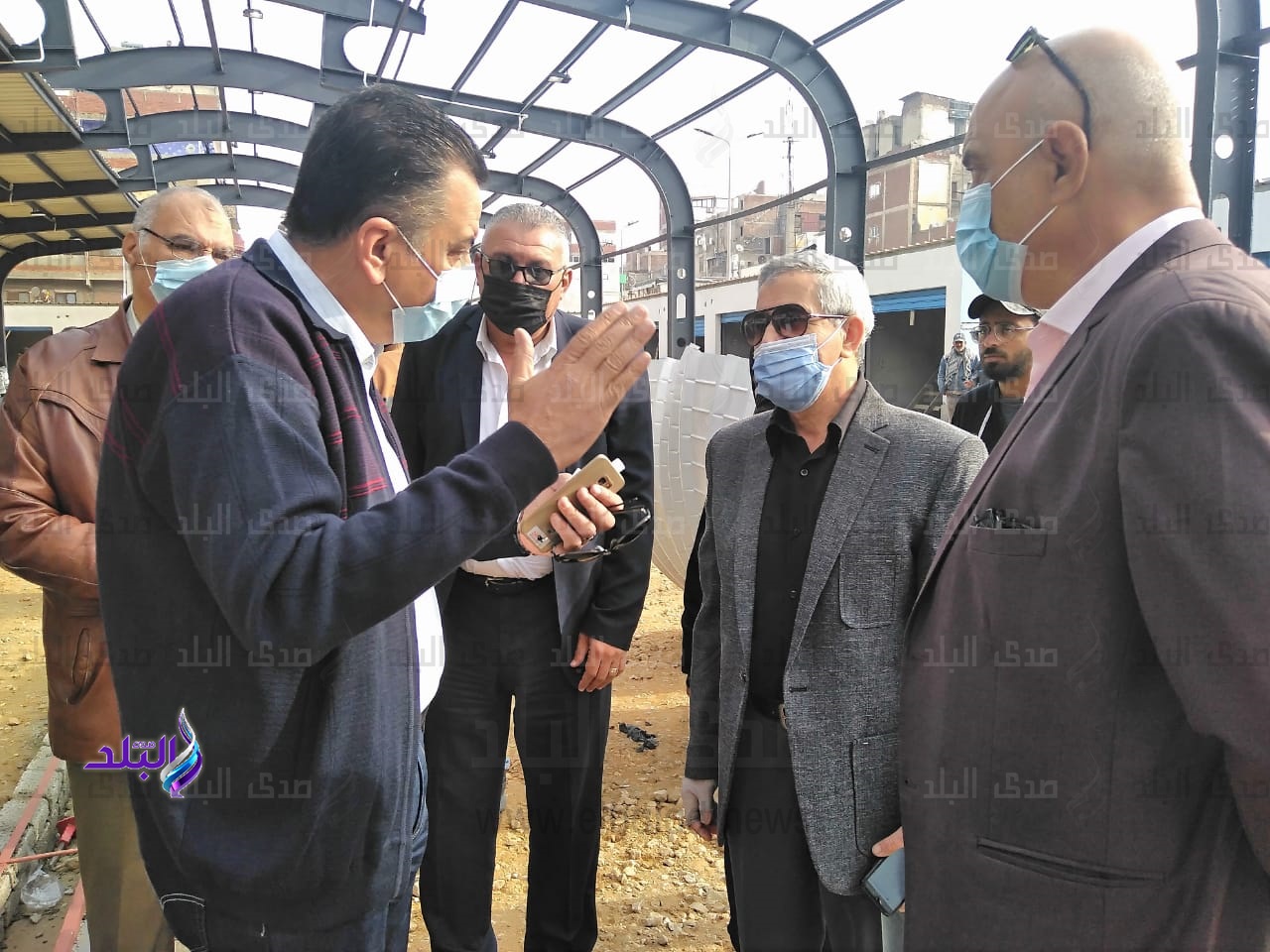 سكرتير عام بورسعيد يتفقد آخر مستجدات الأعمال بسوق العصر