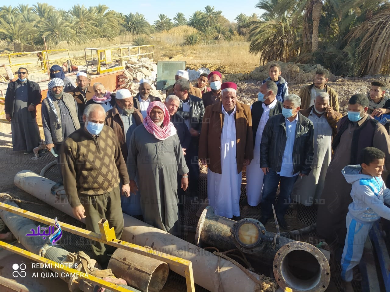 حفر بئر الطبو العميق بواحة سيوة