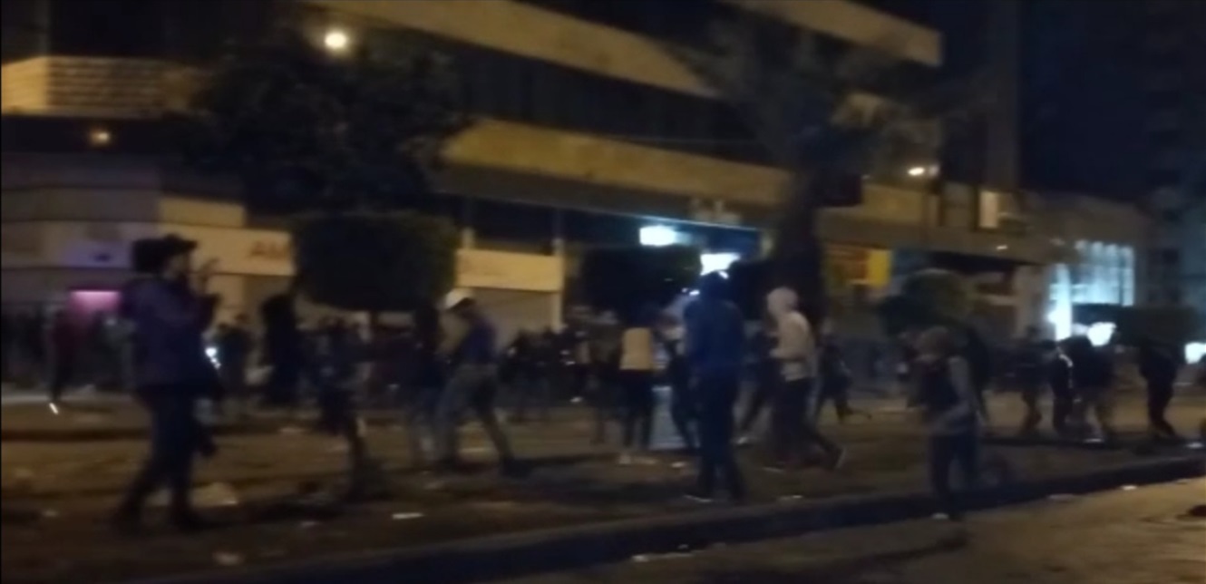 جانب من المظاهرات 