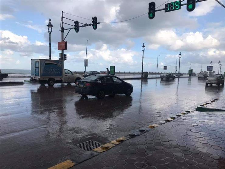 أمطار بالاسكندرية 