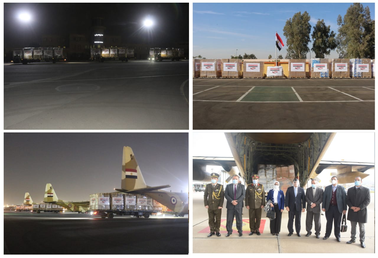 مساعدات طبية مصرية للبنان 