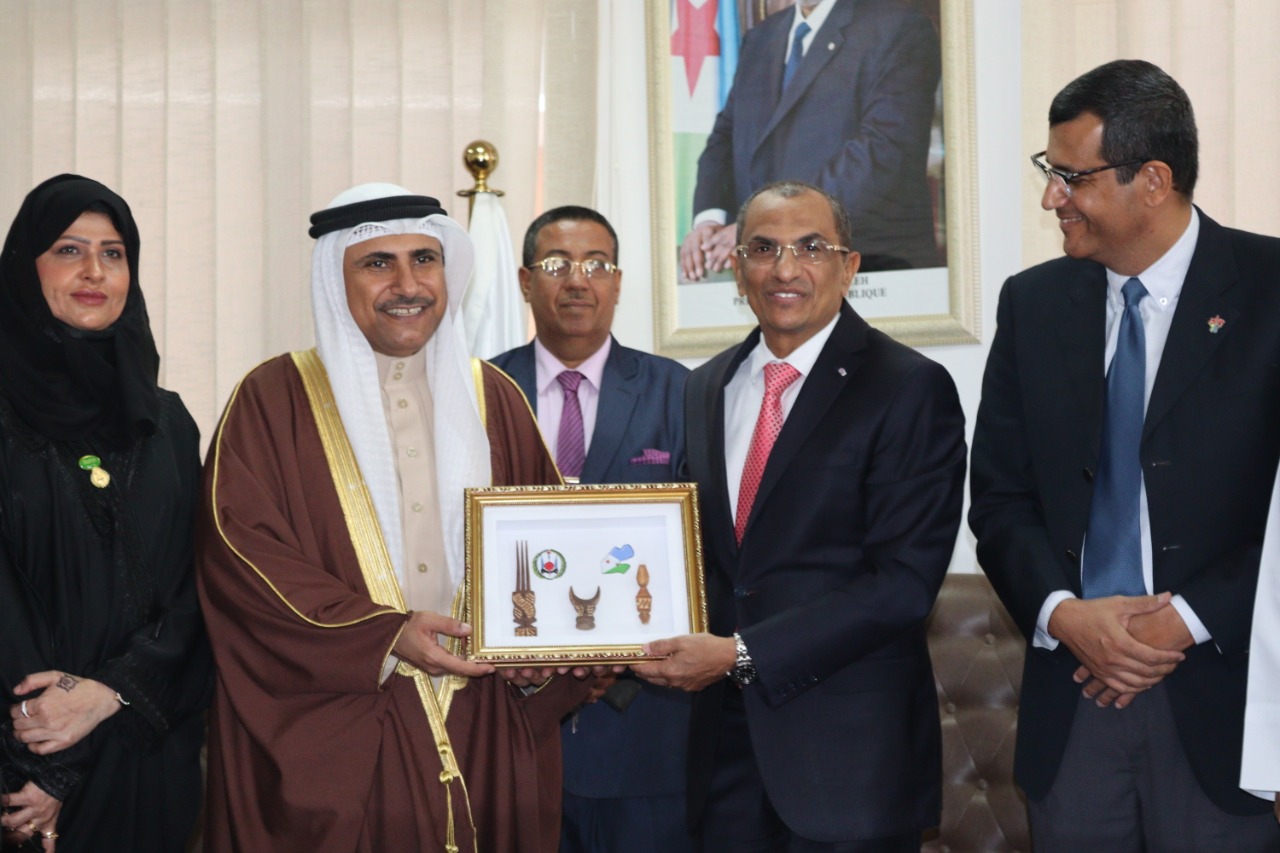 جانب من لقاء رئيس البرلمان العربي 