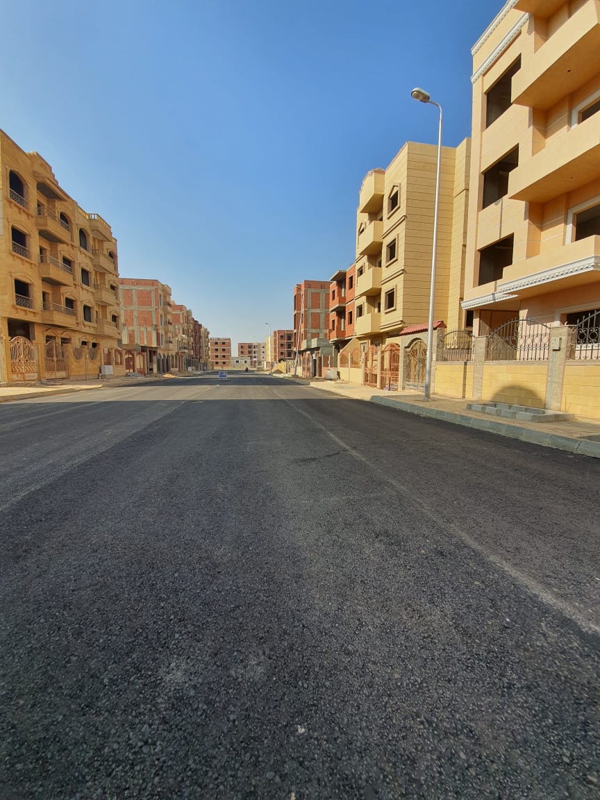 تنسيق شبكة الطرق بمنطقة الاسكان الاجتماعى بالشروق