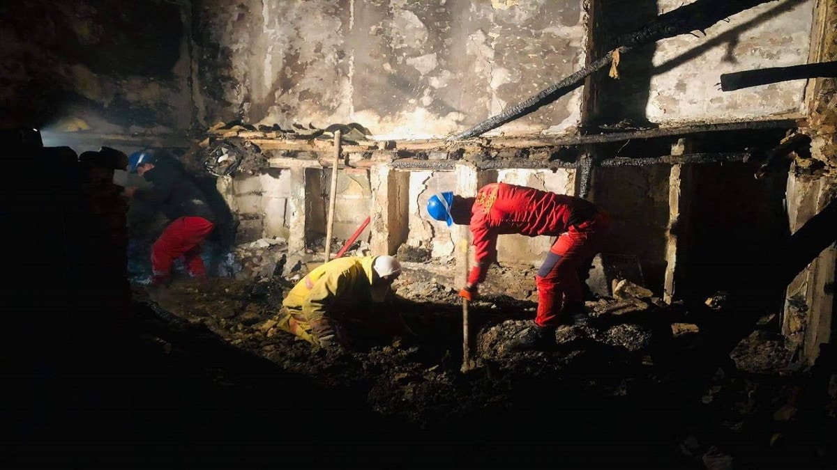 حريق ضخم في الكاظمية