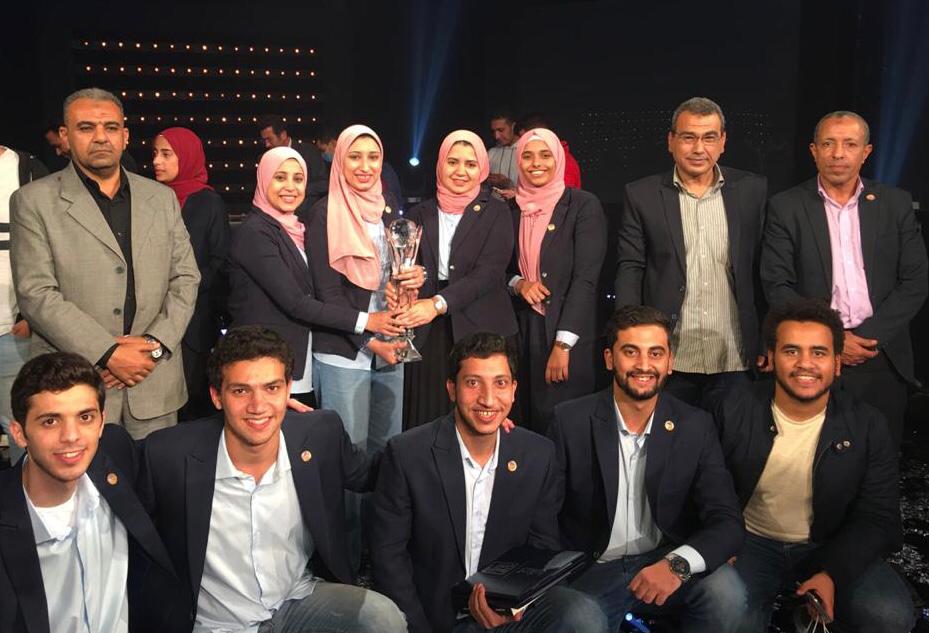 جامعة طنطا تفوز بكأس عباقرة الجامعات المصرية