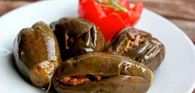 طريقة عمل المكدوس