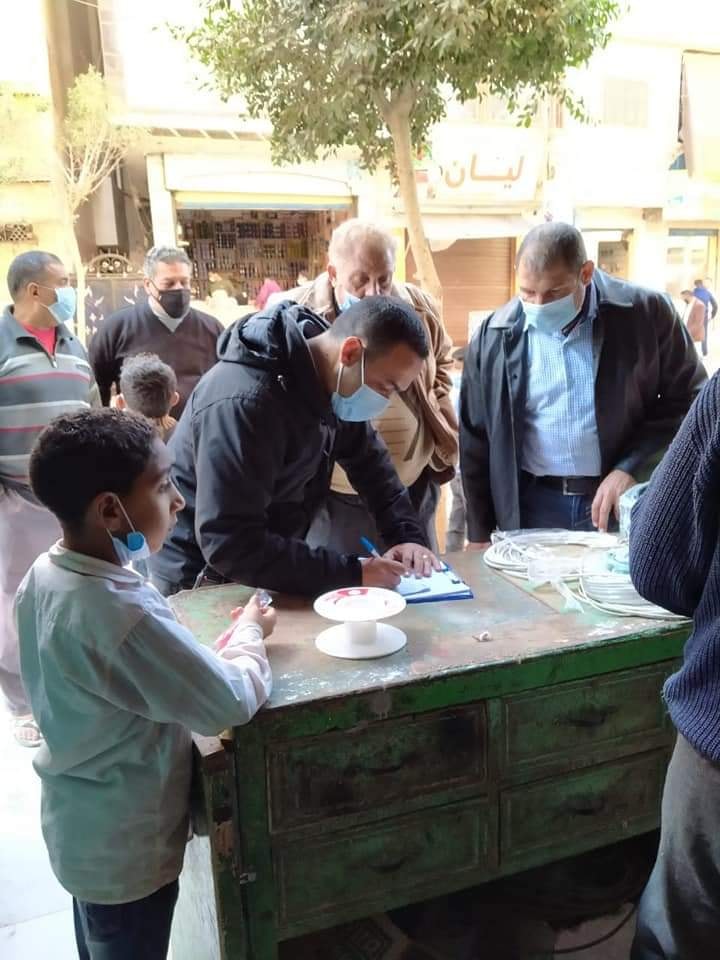 تحرير المحاضر للمخالفين 