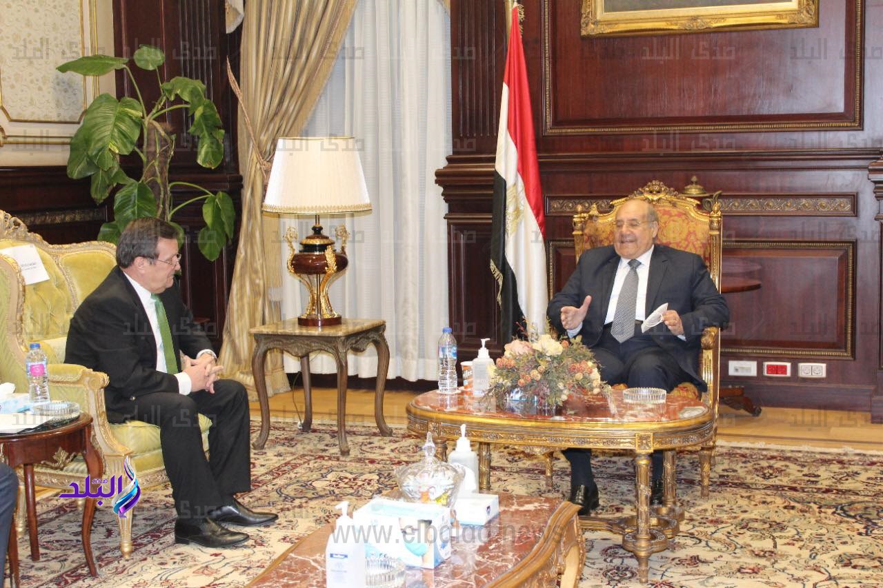 رئيس مجلس الشيوخ يستقبل سفير أوكرانيا فى القاهرة