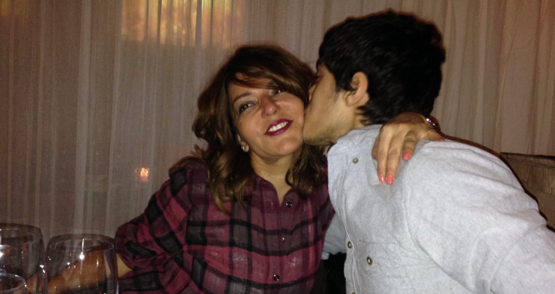 سميرة سعيد و ابنها