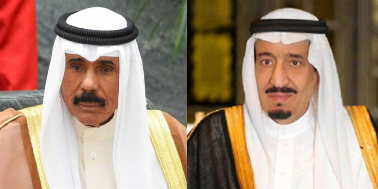 خادم الحرمين وأمير الكويت