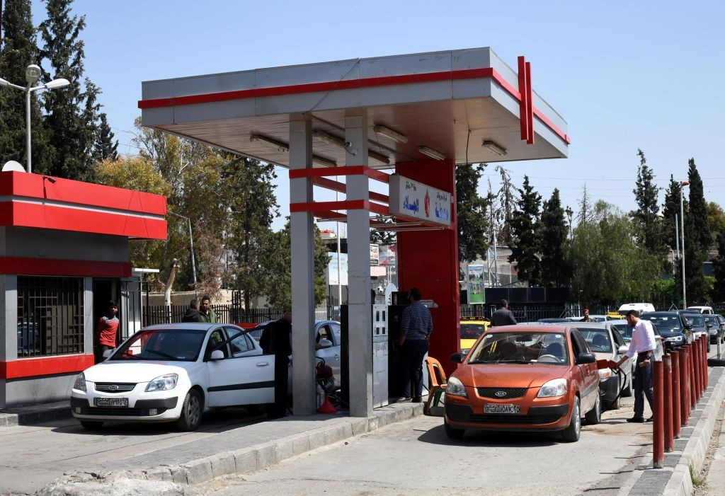 محطة بنزين في دمشق