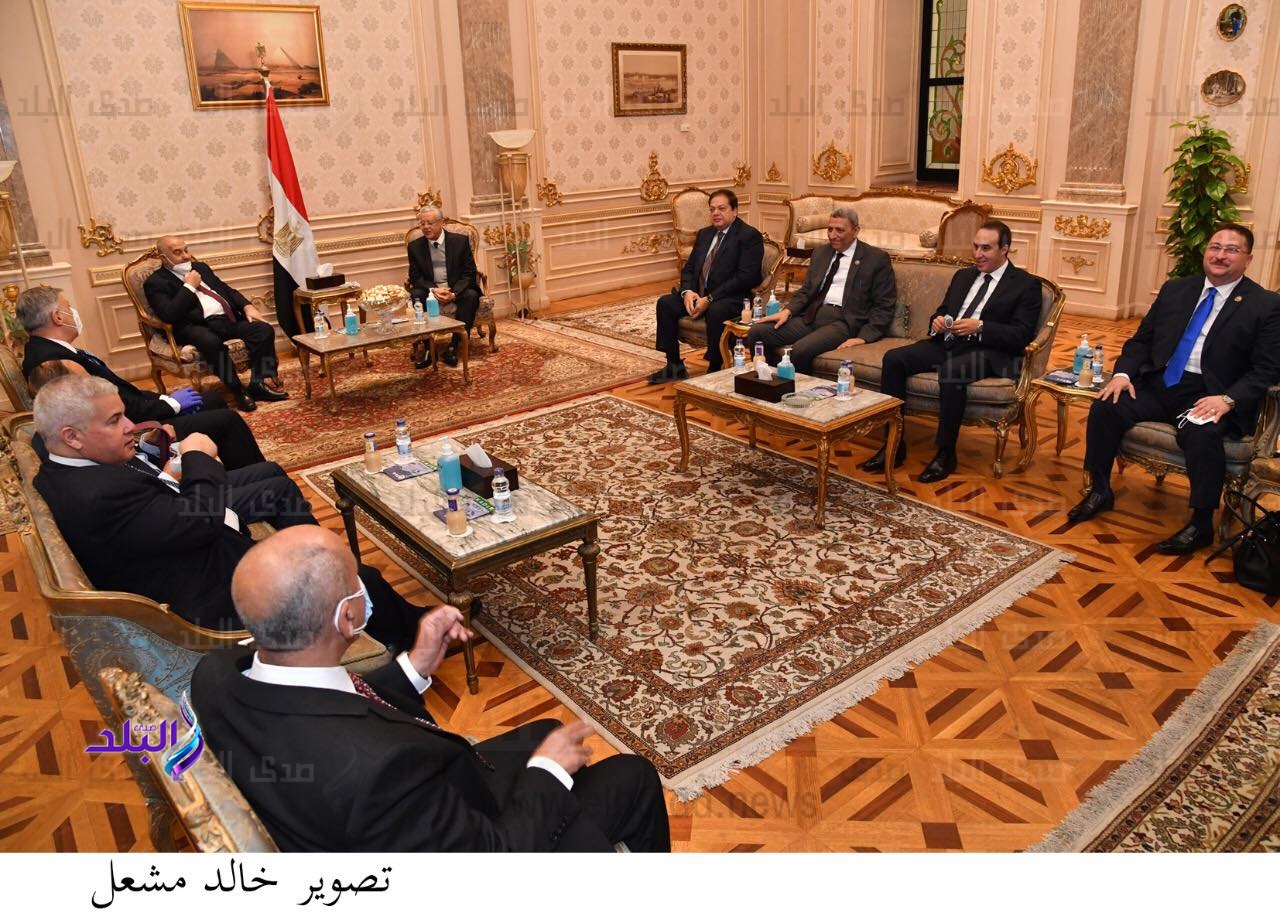 رئيس مجلس النواب يتلقى رئيس المحكمة الدستورية  رئيس مجلس النواب يتلقى رئيس المحكمة الدستورية