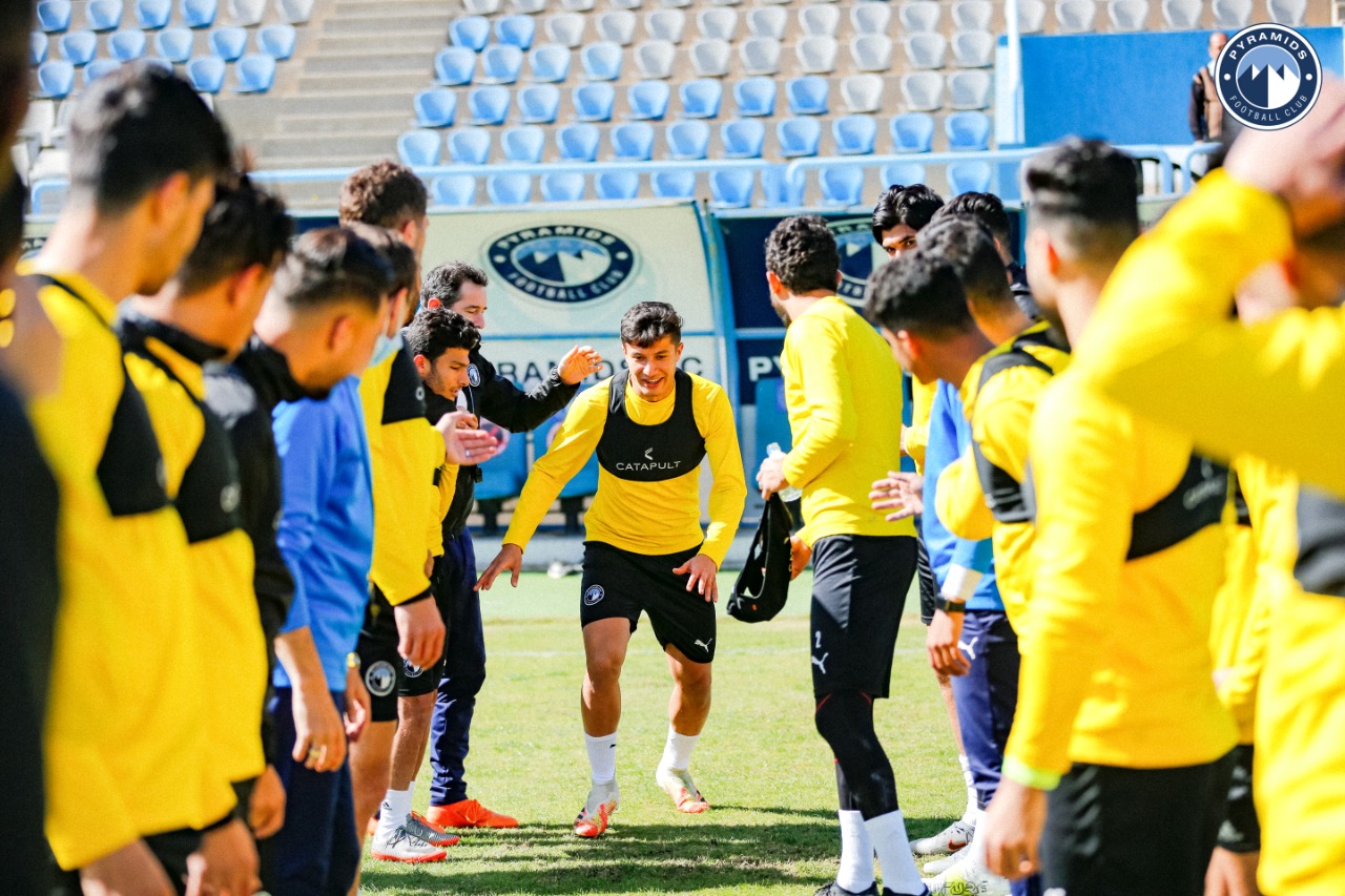 اسامه جلال فى تدريبات بيراميدز