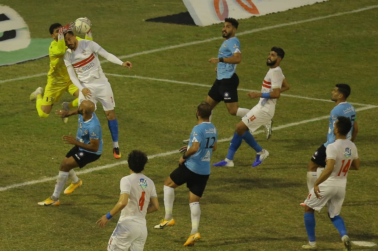 مبارة الزمالك وغزل المحلة