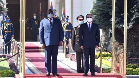 الرئيس السيسي ونظيره الكونغولي 