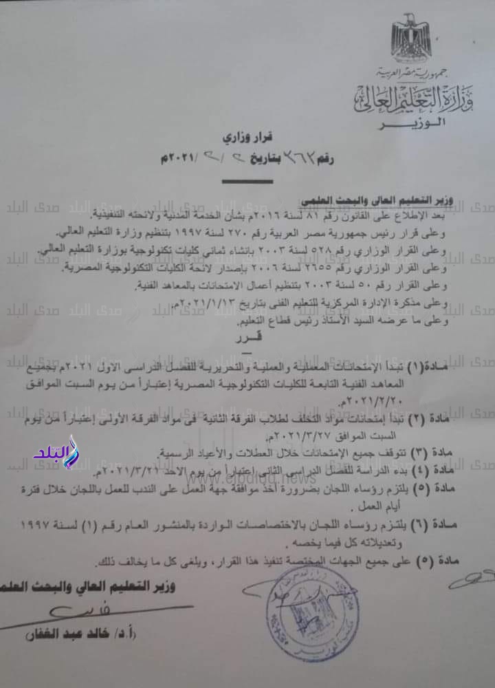 صورة القرار المتداول