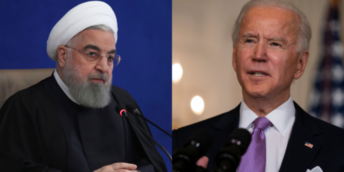 جو بايدن وحسن روحاني