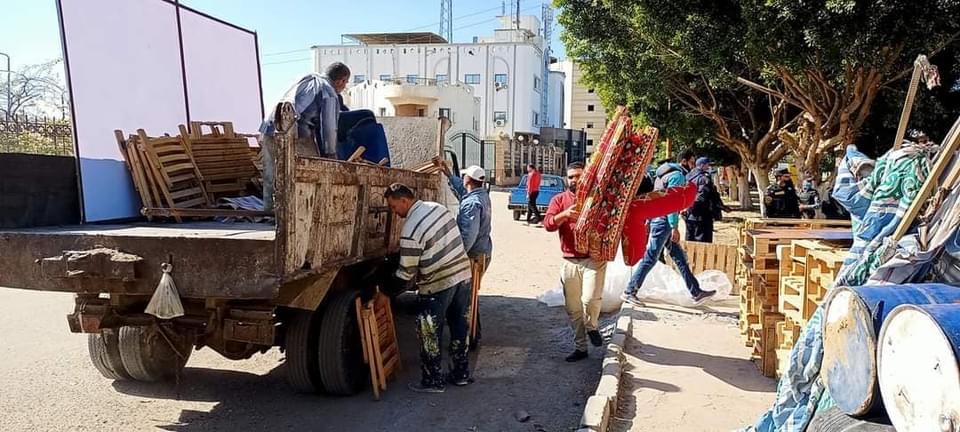 ضبط 25 شيشة ومخالفات بناء في حملات بالاسماعيلية